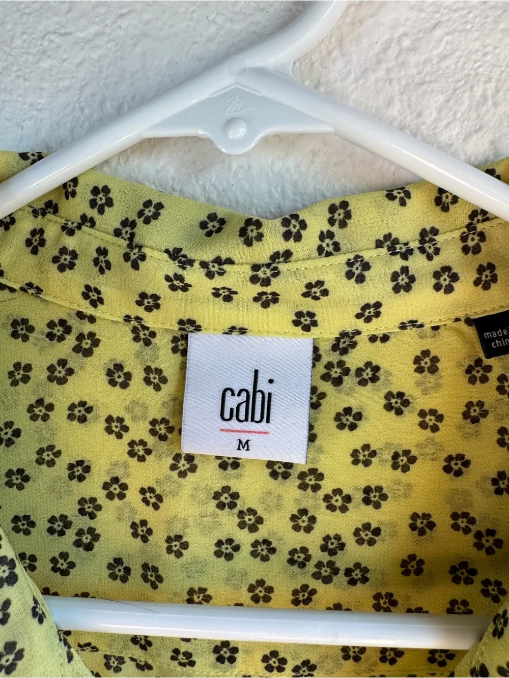 ☀️ CABI ‘Viola’ Yellow Spring Daisy Top